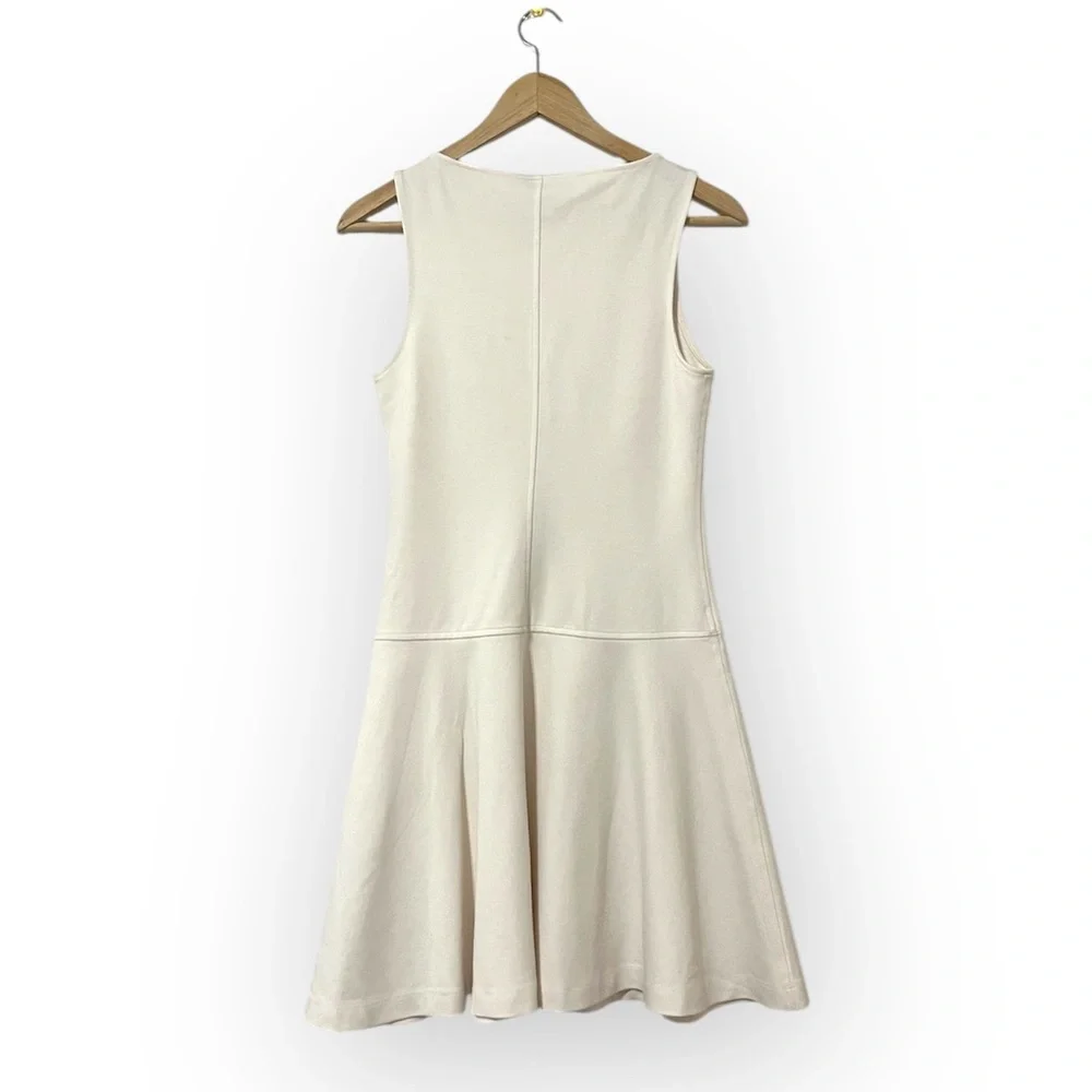 & Other Stories SLEEVELESS A-LINE MINI DRESS SMALL IVORY